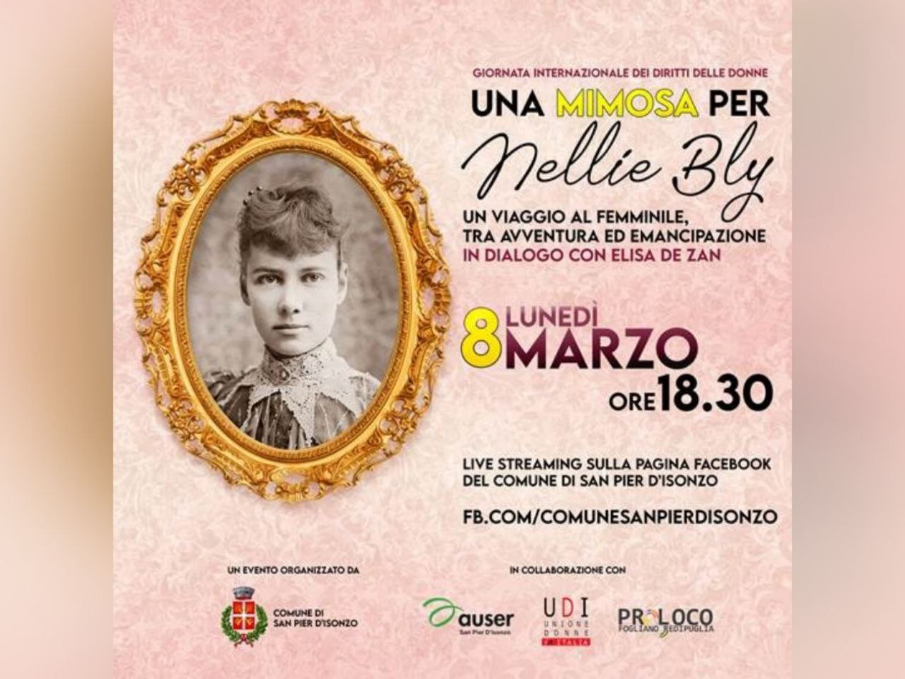 Immagine per La giornalista Nellie Bly simbolo di emancipazione femminile, il ricordo a San Pier d'Isonzo